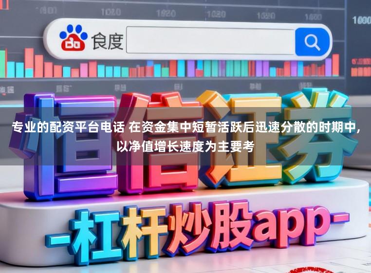 专业的配资平台电话 在资金集中短暂活跃后迅速分散的时期中,以净值增长速度为主要考