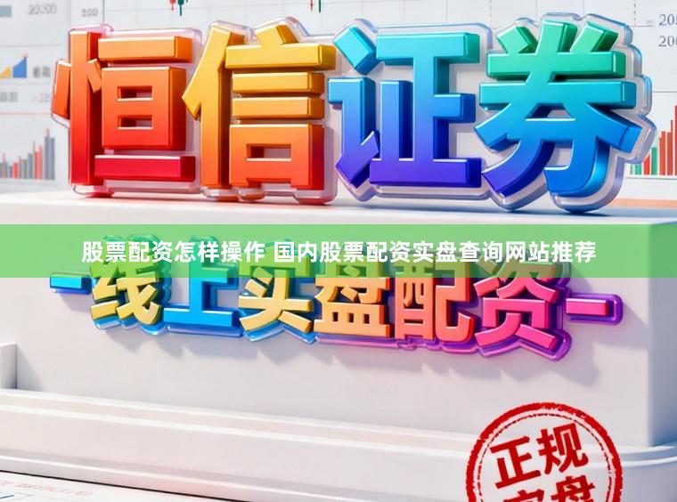 股票配资怎样操作 国内股票配资实盘查询网站推荐