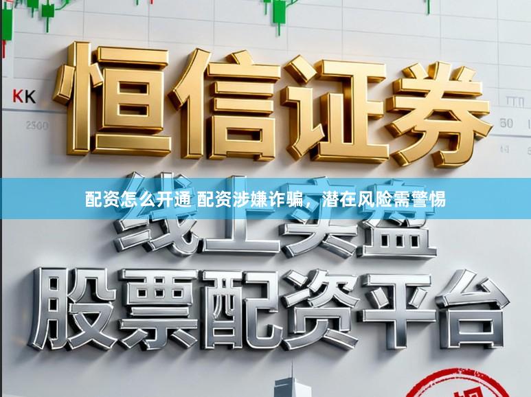 配资怎么开通 配资涉嫌诈骗，潜在风险需警惕