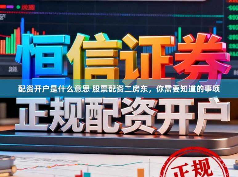 配资开户是什么意思 股票配资二房东，你需要知道的事项