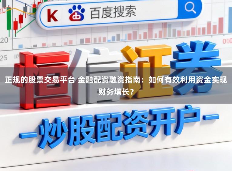 正规的股票交易平台 金融配资融资指南：如何有效利用资金实现财务增长？
